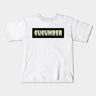 Comic Book Cucumber Kids T-Shirt